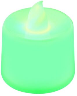 Led Kaars Lichten Thee Lichten Elektrische Kaars Lamp Nightlights Thuis Kaarsen Voor Kerst Bruiloft Decoratie Verlichting 1 Pc groen
