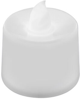 Led Kaars Lichten Thee Lichten Elektrische Kaars Lamp Nightlights Thuis Kaarsen Voor Kerst Bruiloft Decoratie Verlichting 1 Pc wit