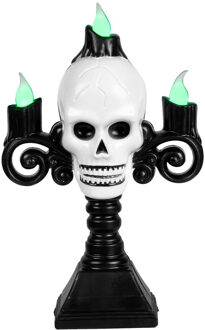 Led-kandelaar Schedel 16x10cm Multikleur - Print