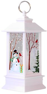 LED Kerst Kaars & Houder LED Theelichtjes Kooien Elanden Kerstman Printing Kandelaar Xmas Home Decoratie #