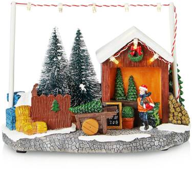 LED kerstdecoratie Elta, batterij, USB, hoogte 13,5 cm kleurrijk