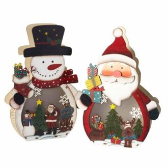 LED-kerstfiguren in set van 2