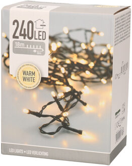 LED kerstverlichting warm wit 240 lampjes - Kerstverlichting kerstboom