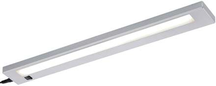 LED Keukenkast Verlichting - Trion Alyna - 7W - Koppelbaar - Warm Wit 3000K - Rechthoek - Mat Titaan Zilverkleurig