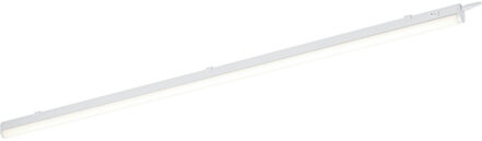 LED Keukenkast Verlichting - Trion Noram - 18W - Warm Wit 3000K - Rechthoek - Mat Wit - Kunststof