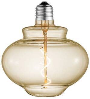 LED-kloklamp, E27 4W, amber, Ø 16 cm, 2700K