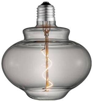 LED-kloklamp, E27 4W, Ø 16 cm, 1800K, rookkleurig rookgrijs