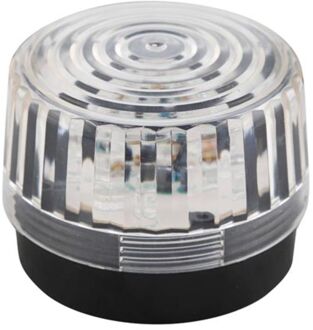 LED-KNIPPERLICHT - TRANSPARANT - 12 VDC - ø 100 mm Wit