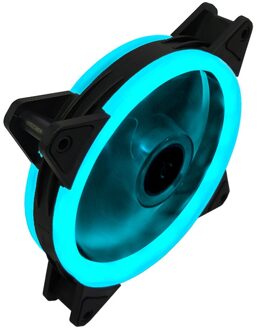Led Koelventilator Rgb Led 120Mm 12Cm Dc 12V Borstelloze Cooler Silent Fan Cooler Radiator Voor Computer case Pc Cpu Blauw