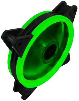 Led Koelventilator Rgb Led 120Mm 12Cm Dc 12V Borstelloze Cooler Silent Fan Cooler Radiator Voor Computer case Pc Cpu groen
