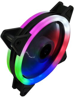 Led Koelventilator Rgb Led 120Mm 12Cm Dc 12V Borstelloze Cooler Silent Fan Cooler Radiator Voor Computer case Pc Cpu Paars