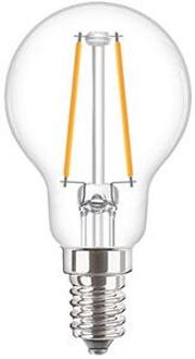 LED kogel E14 2-25W 2700K filament helder - LED3727