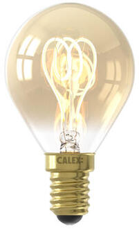 LED-kogellamp 3 - goudkleur - E14 - Leen Bakker Goudkleurig