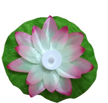 Led Kunstmatige Lotus Kleurrijke Veranderd Drijvende Bloem Lampen Water Zwembad Wishing Licht Lantaarns Party Supply