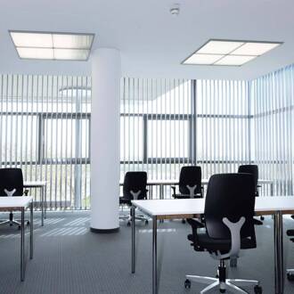 LED lamellenverlichting 100032, dimbaar 3000-5500K wit (RAL 9016)