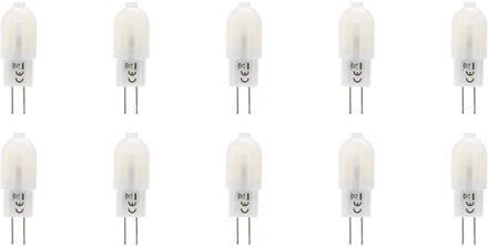 LED Lamp 10 Pack - Aigi - G4 Fitting - 1.3W - Helder/Koud Wit 6500K Vervangt 12W