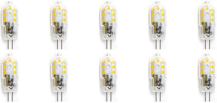 LED Lamp 10 Pack - Aigi - G4 Fitting - 2W - Warm Wit 3000K Vervangt 20W