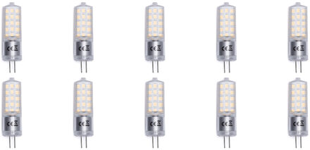 LED Lamp 10 Pack - Aigi - G4 Fitting - 3.6W - Warm Wit 3000K Vervangt 35W