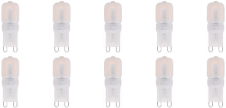 LED Lamp 10 Pack - Aigi - G9 Fitting - 2.5W - Helder/Koud Wit 6500K Vervangt 25W