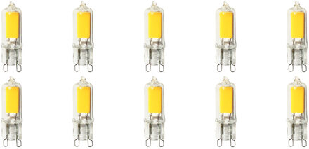 LED Lamp 10 Pack - Aigi - G9 Fitting - 2W - Helder/Koud Wit 6500K Vervangt 20W