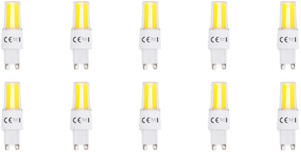 LED Lamp 10 Pack - Aigi - G9 Fitting - 3.8W - Helder/Koud Wit 6500K Vervangt 40W