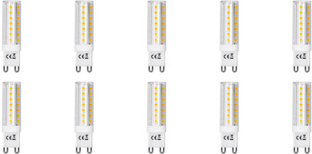 LED Lamp 10 Pack - Aigi - G9 Fitting - 4.8W - Warm Wit 3000K Vervangt 40W