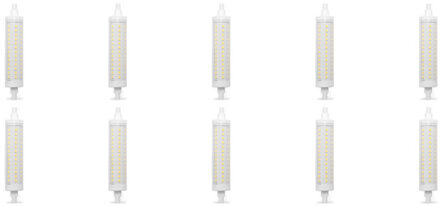 LED Lamp 10 Pack - Aigi - R7S Fitting - 12W - Helder/Koud Wit 6500K