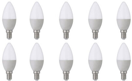 LED Lamp 10 Pack - E14 Fitting - 4W - Helder/Koud Wit 6400K