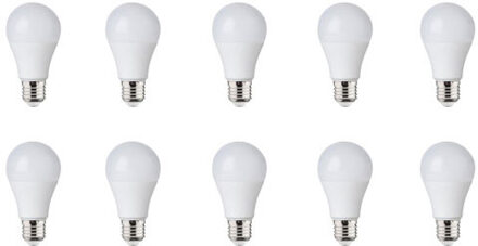 LED Lamp 10 Pack - E27 Fitting - 10W Dimbaar - Natuurlijk Wit 4200K