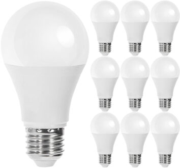 LED Lamp 10 Pack - E27 Fitting - 12W - Helder/Koud Wit 6500K