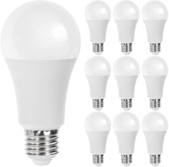 LED Lamp 10 Pack - E27 Fitting - 15W - Helder/Koud Wit 6400K