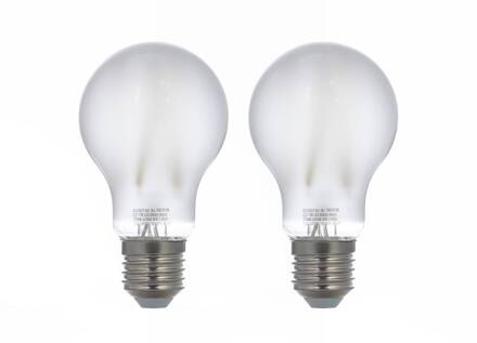 LED lamp, 2st, E27, A60, 7W, mat, Tuya wit mat