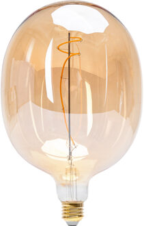 LED Lamp - Aigi Glow T175 - E27 Fitting - 4W - Warm Wit 1800K - Amber