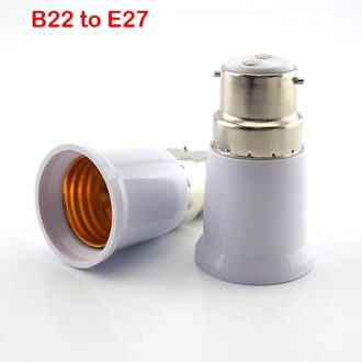Led Lamp Base Conversie Lamp E27 E14 GU10 B22 Houder Converter Socket Adapter Vuurvast Materiaal Voor Lampen LightR1 B22 to E27