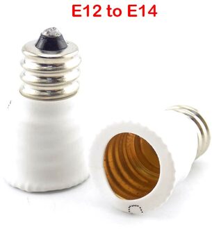 Led Lamp Base Conversie Lamp E27 E14 GU10 B22 Houder Converter Socket Adapter Vuurvast Materiaal Voor Lampen LightR1 E12 to E14