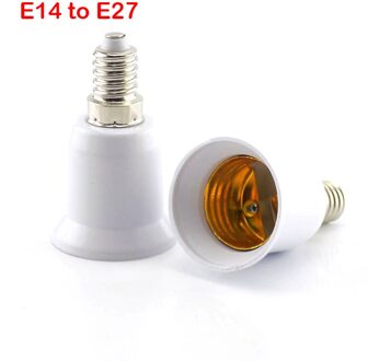 Led Lamp Base Conversie Lamp E27 E14 GU10 B22 Houder Converter Socket Adapter Vuurvast Materiaal Voor Lampen LightR1 E14 to E27