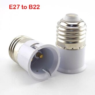 Led Lamp Base Conversie Lamp E27 E14 GU10 B22 Houder Converter Socket Adapter Vuurvast Materiaal Voor Lampen LightR1 E27 to B22