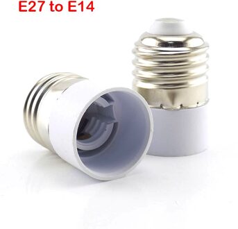 Led Lamp Base Conversie Lamp E27 E14 GU10 B22 Houder Converter Socket Adapter Vuurvast Materiaal Voor Lampen LightR1 E27 to E14