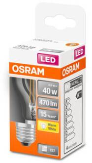 LED-lamp Bolvormig helder filament - 4 W = 40 W - E27 - Warm wit