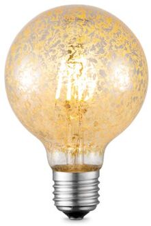 LED lamp Deco G95 4W dimbaar - zilver/goud