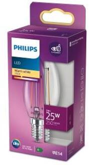 LED Lamp E14 2W Kaars