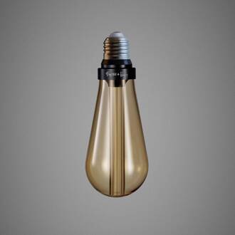LED lamp, E27, 2W, dimbaar, goud goud-transparant