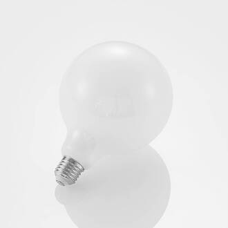 LED lamp E27 6W 2.700K G125 Globe, dimbaar, opaal