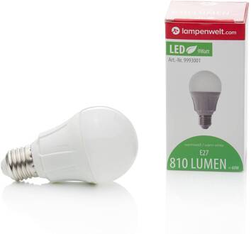 LED lamp, E27, 8,5 W, mat, 3.000 K, 806 lm