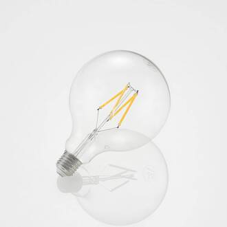 LED lamp E27 8W 2.700K G125 Globe, gloeidraad, helder