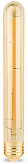 LED Lamp E27 Buis Filament - Brinton - Amber 6W 540lm - 822 Zeer Warm Wit 2200K - T30 - Dimbaar | Vervangt 45W