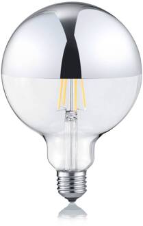 LED lamp E27 G125 7W 2.700K dimbare spiegelkop