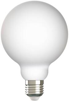 LED lamp, E27, G95, 7W, 2700K, porselein wit