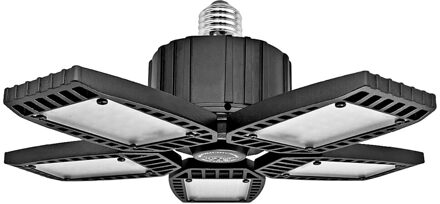 Led Lamp E27 Led Lamp 30/80/200W Lampada Led Gloeilamp 220V Opvouwbare Fan Blade verlichting Verlichting Voor Woonkamer Garage Licht zwart 5 Panels