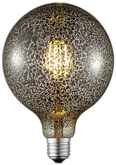 LED lamp E27 Ø12,5 cm 4 W 1800 K Confetti rookgrijs, zilver